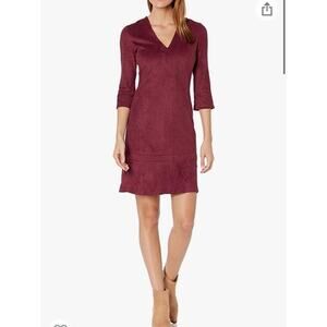Yoana Baraschi womens California dreaming suede tunic dress size med